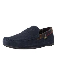 Barbour Men's Porterfield Suede Slippers, Blue