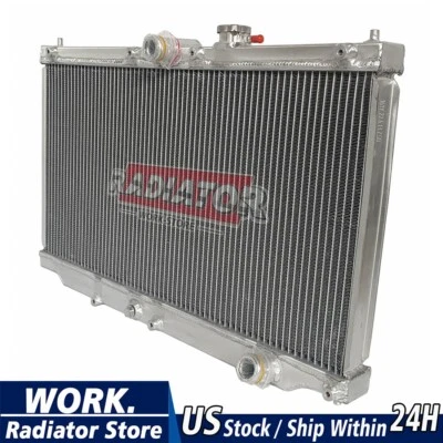 Full Aluminum Cooling Radiator For 1990-1993 Honda Accord CB/92-96 Honda Prelude - Image 1 of 4