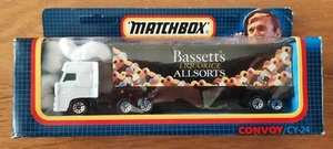 Matchbox Convoy CY-24 DAF Box Car Bassett's Liquorice All Sorts Truck Boxed - Picture 1 of 7