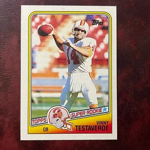 Juego Topps 1988 Vinny Testaverde Rookie #352 Tampa Bay Buccaneers - casi nuevo/como nuevo - Imagen 1 de 2