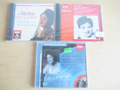 3 sealed CD´s mit Victoria de los Angeles-Vida Breve, On Wings of Song-Zarzuela - Bild 1 von 4
