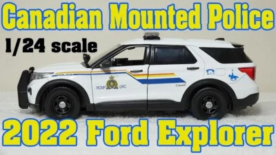 1/24 Canadian Mounted Police 2022 Explorer with Lights Siren SEE DESCRIPTION! - Image 1 of 4