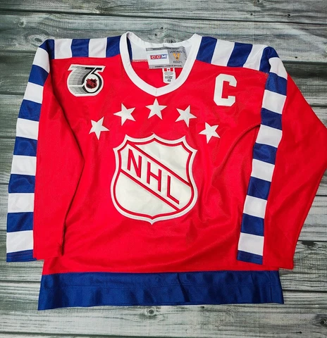 Wayne Gretzky Los Angeles Kings Red "1992 All-Star " CCM NHL Jersey Fight Strap Cover