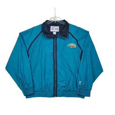 Vintage Jacksonville Jaguars Logo 7 Jacket Prowler Nylon Windbreaker Mens XXL - Image 1 of 4