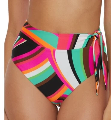 Nuevo Bikini Trina Turk Estampado Swoop Cintura Alta Parte Inferior Talla 12 Venta al por menor $94 Foto 1 de 4