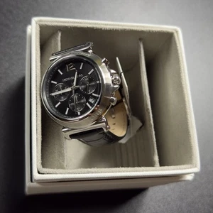 Michael Kors Maren Chronograph Quarz schwarzes Zifferblatt Damenuhr MK7499 - Bild 1 von 4