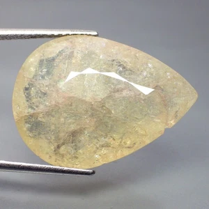 29.00 Ct Copper Tourmaline Joyful (26 x 19 mm) Oval Cut Natural Grayish Pink Gem - Picture 1 of 7