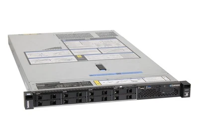Lenovo ThinkSystem SR630 / 1x Silver 4210, 64GB, 8x SFF, 930-8i, 2x PSU, Rails - Image 1 of 4