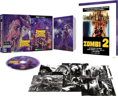 Zombie Flesh Eaters [4K UHD Blu-ray] (1979) Arrow UK Limited Edition Zombi 2 - Image 1 of 3