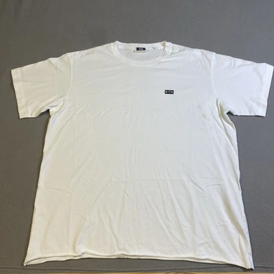 Camiseta Kith Manga Corta Core Blanca Talla XXL Logotipo de Caja 100% Algodón Ropa de Calle Foto 1 de 4