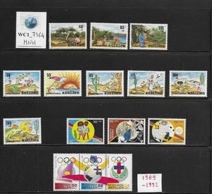 WC1_7364. CURACAO. Lot of 1989-92 semi-postal sets. MNH - Picture 1 of 1
