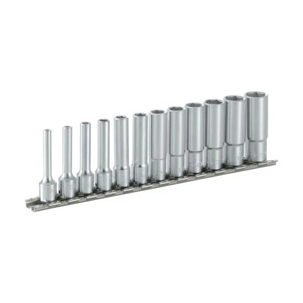 TONE HSL212 12 Piece 1/4 Drive 6 Point Metric Deep Socket Set - Image 1 of 1
