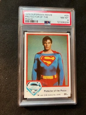 1978 Topps Superman Protector of the Peace # 20     (PSA 8 NM-MT) - Image 1 of 2