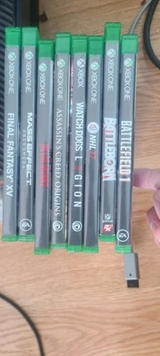 Xbox One Game Bundle:Final Fantasy XV, Mass Effect, Assassin's Creed, Watch Dogs - Photo 1/4