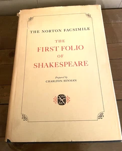 Norton Facsimile : The First Folio of Shakespeare- 1968 - Imagen 1 de 6