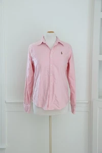 Ralph Lauren Boy’s Long Sleeve Pink Button Down, Size 8, Slim Fit, 100% Cotton - Picture 1 of 7