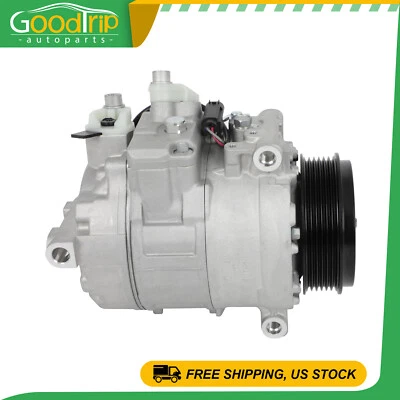 A/C Compressor And Clutch For Mercedes-Benz S550 2007-2011 2012-2013 4.6L 5.5L Foto 1 de 4