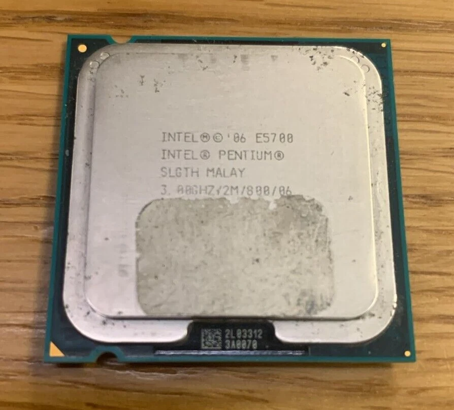 Intel Pentium Dual-Core E5700 3.00GHz 2-Core LGA775 Desktop CPU Processor SLGTH - Image 1 of 1