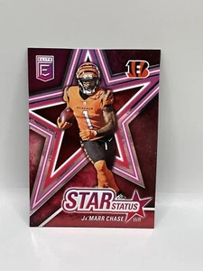 2022 Elite Ja'Marr Chase Star Status Red #/99 - Picture 1 of 2
