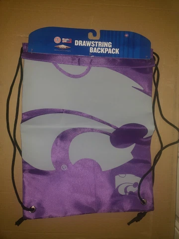 KANSAS STATE WILDCATS drawstring backpack, NWT Cover