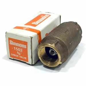 1502 Simmons 3/4" Check Valve - Picture 1 of 5