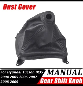 Gear Shift Shifter Black Boot Cover For Hyundai Tucson ix35 2004-2009 - Picture 1 of 4