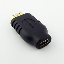 Adaptor Micro HDMI-compatible 1.4 Female to Mini HDMI-compatible Male Converter