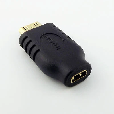 Adaptor Micro HDMI-compatible 1.4 Female to Mini HDMI-compatible Male Converter - Image 1 of 4