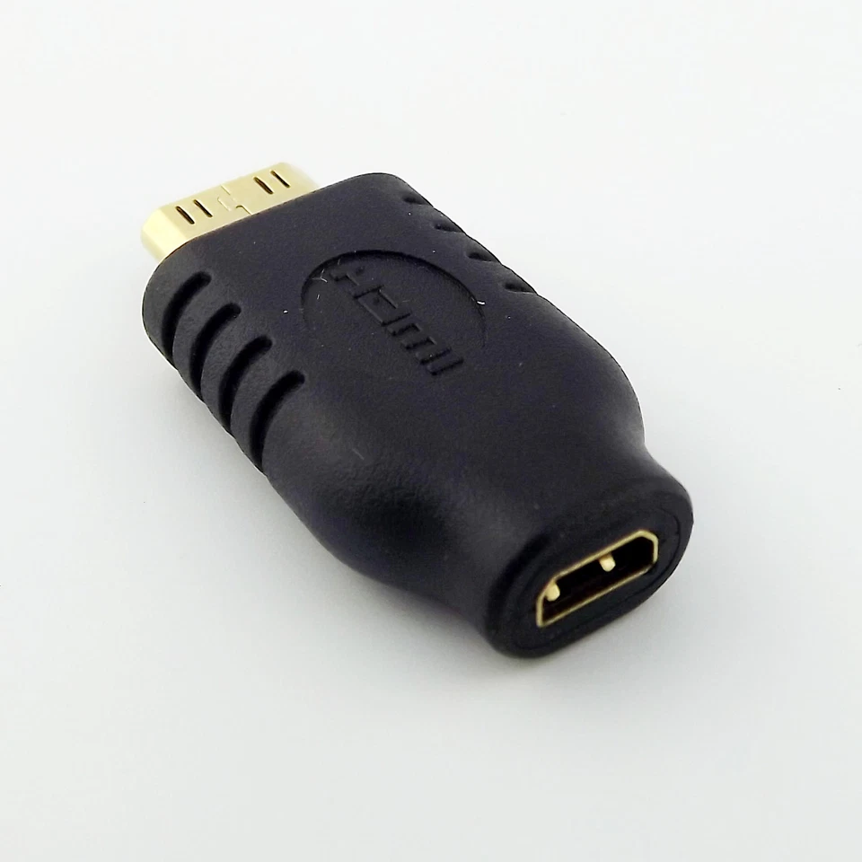 Adaptor Micro HDMI-compatible 1.4 Female to Mini HDMI-compatible Male Converter - Image 1 of 4