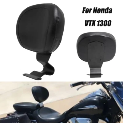 Respaldo conductor moto todo el año Honda VTX 1300 con almohadilla negra Foto 1 de 4