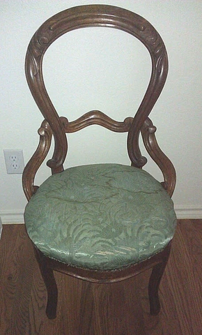 Victorian Side Chair - Boudoir Chair Cover