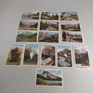 Lote Mixto De Colección 15 Postales Parque Nacional Banff Canadá Frontera Blanca - Imagen 1 de 7