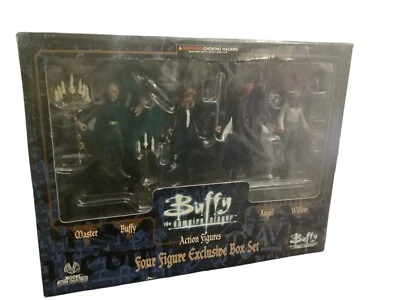 Buffy the Vampire Slayer 4 figuras exclusivo conjunto de caja ¡RARO! (1999) Foto 1 de 4