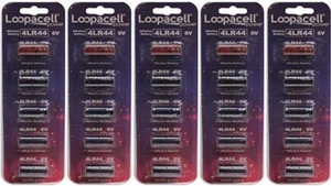 25 A544 4LR44 PX28A 476A GP476 K28L L1325 V28PX 6V Collar Batteries By LOOPACELL - Picture 1 of 5