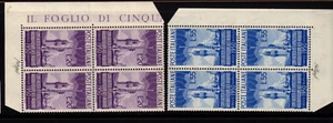 1950 Repubblica Italiana Radiodiffusione quartina nuovo gomma integra - Imagen 1 de 1