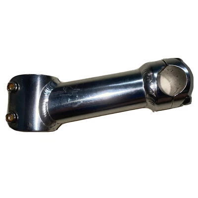 Bicycle bike stem 120mm +/-10 degree 25.4mm 1 1/8th” Silver Alloy, with bolts - Image 1 of 4