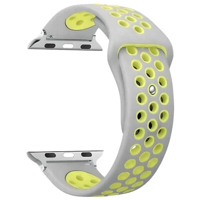 Correa deportiva de silicona iWatch para Apple Watch Ultra 11 10 9 8 7 SE 6 5 4 49 mm Foto 1 de 4