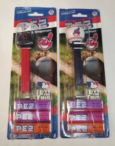 PEZ Dispensers Cleveland Indians Chief Wahoo and Helmet - Picture 1 of 5