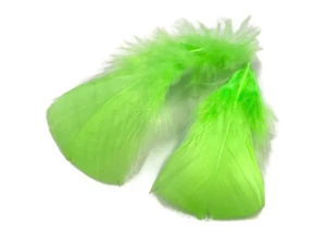 1 paquete - plumas de plumaje base en T Chartreuse Turkey 0,50 oz. Suncatcher para atar moscas - Imagen 1 de 6