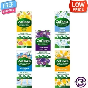 Zoflora Concentrated Multipurpose Disinfectant, Cleaner Pet-Friendly 1x 500ml - Picture 1 of 30