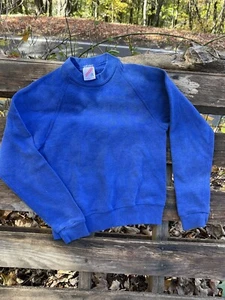 Vintage Kids Sweatshirt Blue 8-10 - Picture 1 of 3