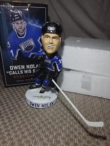 San Jose Shark - Owen Nolan 11 "Calls His Shot" Bobblehead Bobble Head 2019 - Picture 1 of 7