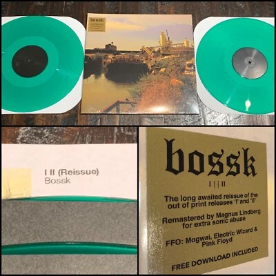 BOSSK .1 / .2 2x LP Green Vinyl 500-Neurosis Mogwai Baroness Envy Latitudes Pijn - Imagem 1 de 4