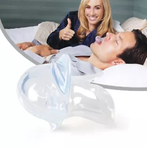 Anti Snoring Tongue Device Silicone Sleep Apnea Aid Stop Noise Sleeve AONE TSD - Picture 1 of 6