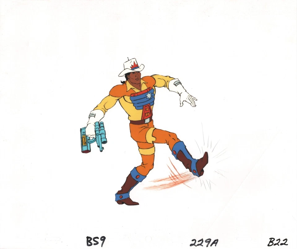 Bravestarr Animation Cartoon Vintage Production Cel Filmation 1987-8 G-b22 - Image 1 of 1