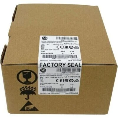 New Factory Sealed AB 1794-ACN15 SER C Flex I/O Adapter Module  1794-ACN15 - Image 1 of 2