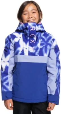 NEW ROXY SHELTER GIRL 12/L DRYFLIGHT GIRLS SNOW JACKET SNOWBOARD BLUE WINTER - Image 1 of 3