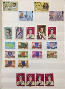 Jersey 1976/85 Art Ships Birds MNH+Few Used (FV Ap 30+)(Apx170+) AB546 - Picture 1 of 12