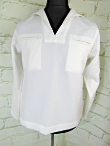 US Navy Woman's White Middy Jumper size 14T - Picture 1 of 9