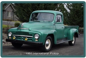 1950 International Pickup Truck Refrigerator / Tool Box Magnet - Picture 1 of 1